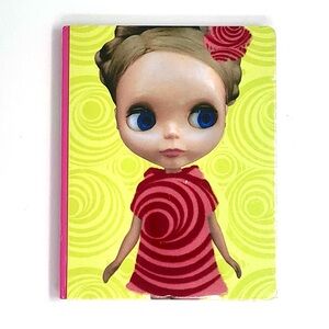 Blythe doll rare 2004 hardcover flocked address book - new in shrink wrap